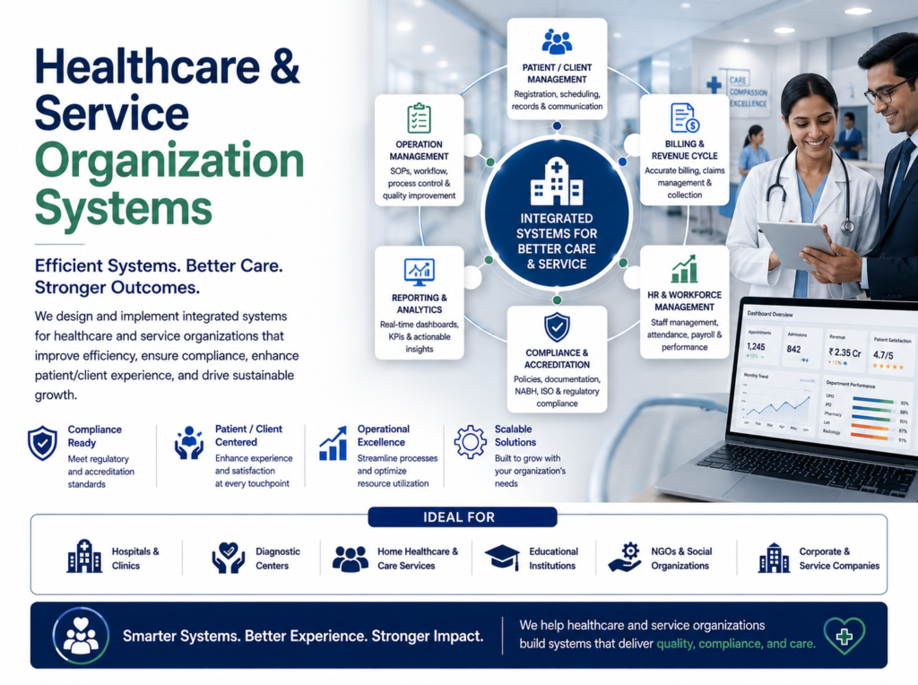 healthcare & service organization systems